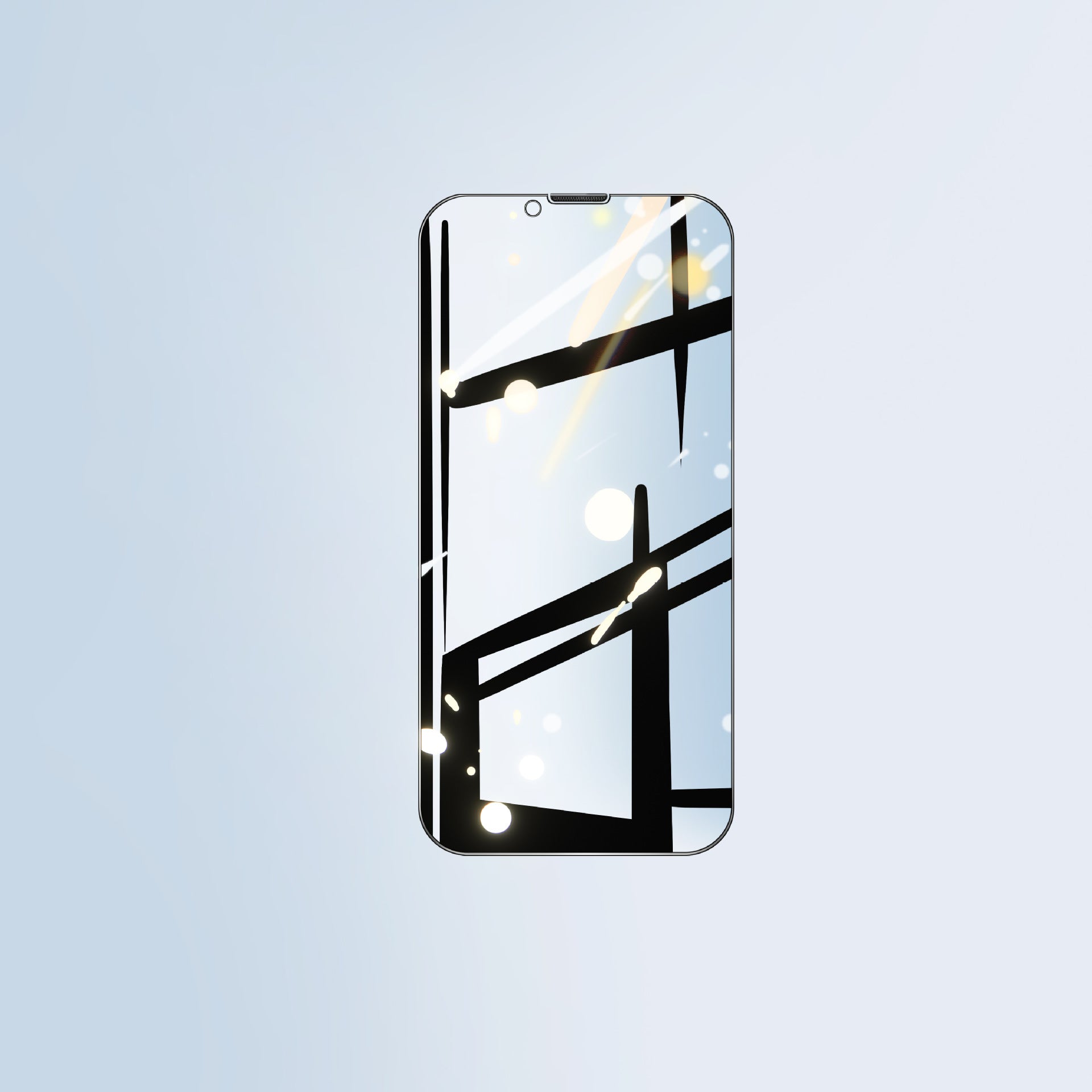 Tempered film suitable for iphone14 privacy film Apple 13pro mobile phone privacy film 11/12 dustproof mesh full screen