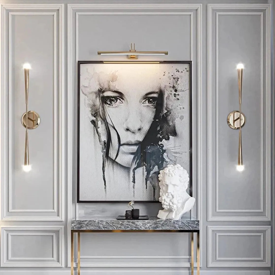 Wall Moulding Kit - 3 Upper & 2 Bottom Frames | Easy Installation
