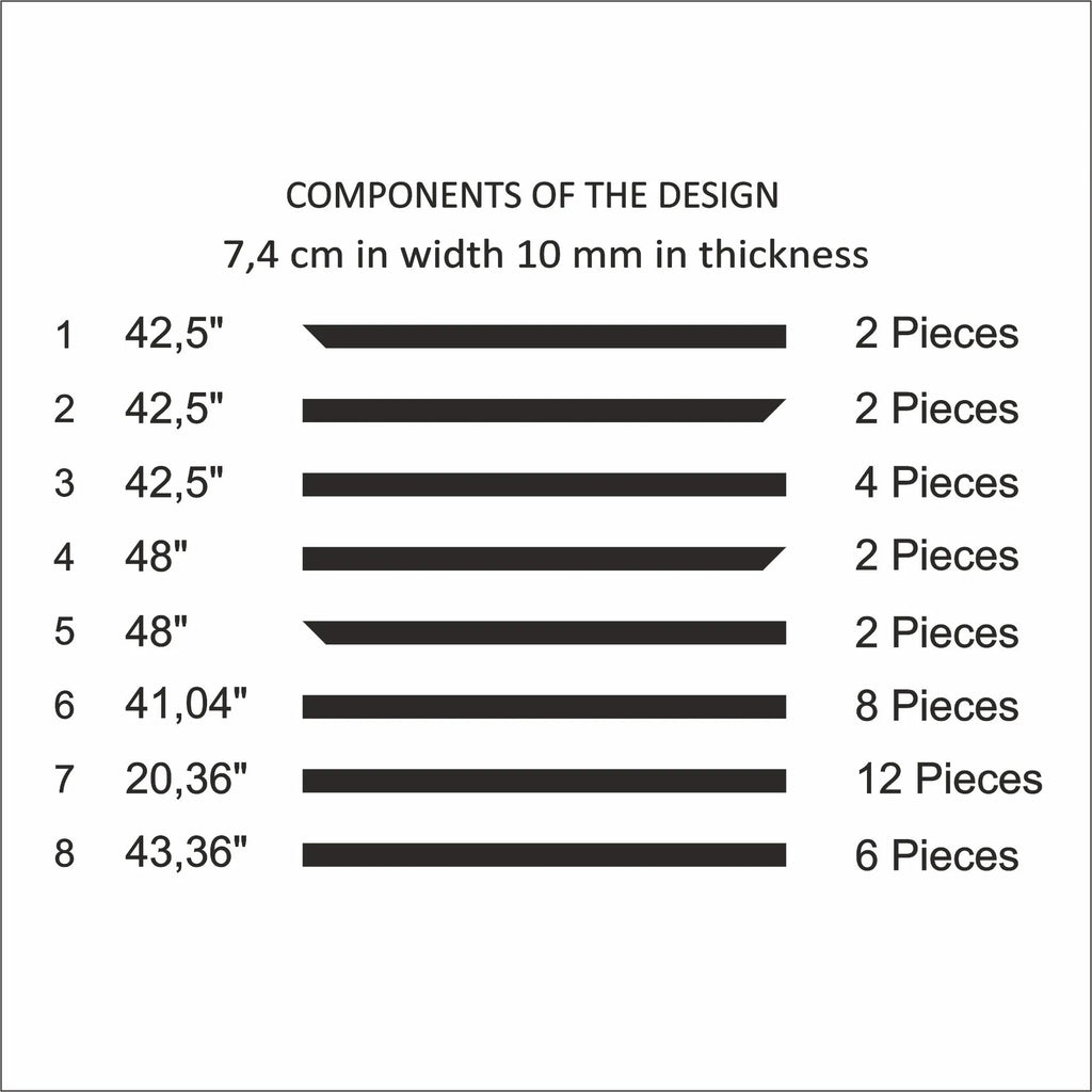 Board and Batten Wall Accent Kit | Pre-Cut & Ready to Assemble