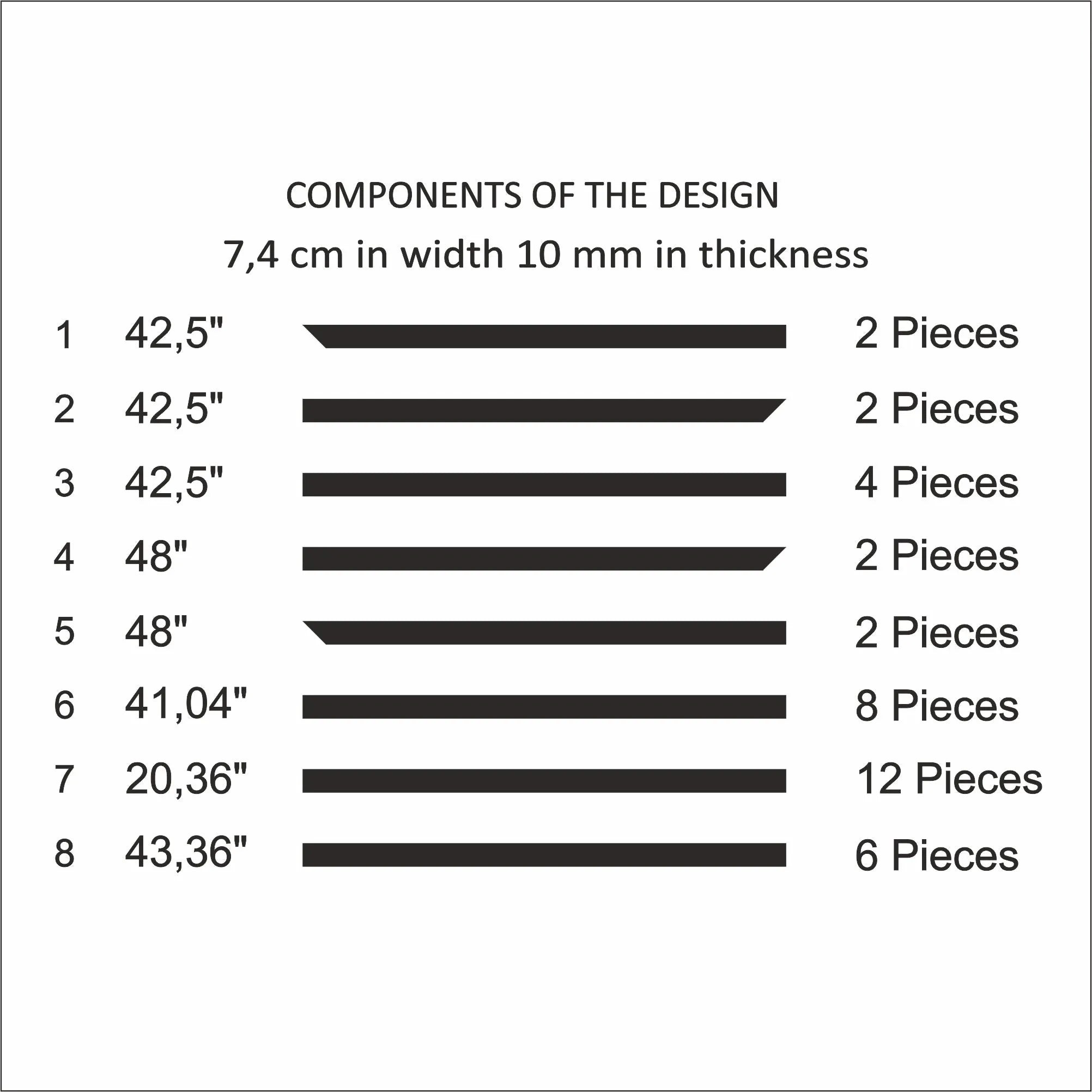 Board and Batten Wall Accent Kit | Pre-Cut & Ready to Assemble