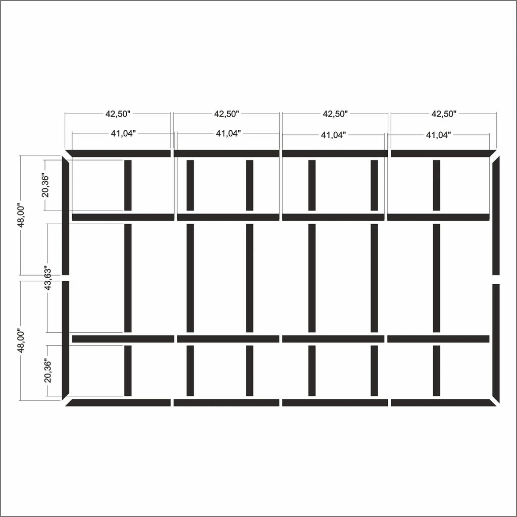 Board and Batten Wall Accent Kit | Pre-Cut & Ready to Assemble